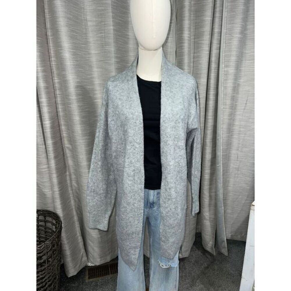 H&M Long Gray‎ Cardigan Size Small - Size Small Grandpa Cardigan